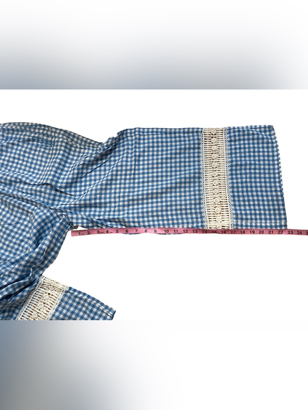 ROLLER RABBIT BLUE GINGHAM EMANI PANTS NEW WITH TAGS - Picture 12 of 12